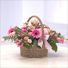 Panier fleuri