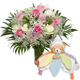 C'est une fille avec doudou c�lin