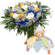C'est un gar�on avec doudou c�lin
