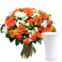 Joie de vivre with a vase