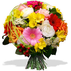 Radiant flowers bouquet