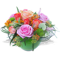 Bright and lively arrangement