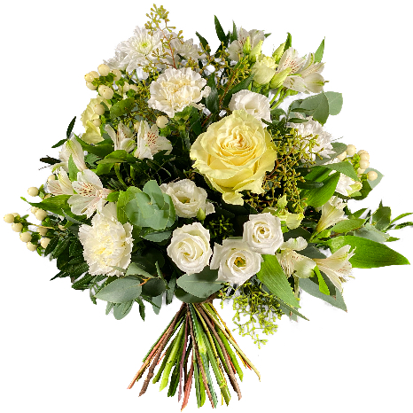 Blumenstrauss 'Schlichtes Weiss'
