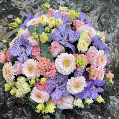 Corbeille pastel lavende