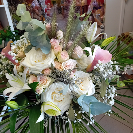 Bouquet tons pastels 