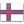 Féroé, îles flag