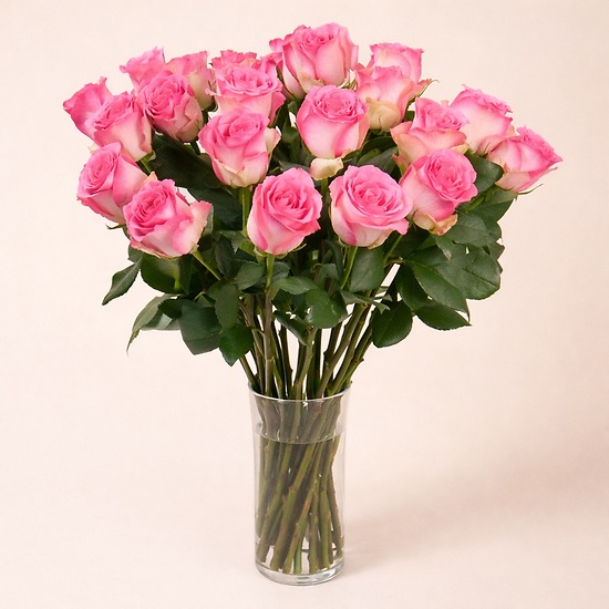 Rosa Rosen vom Floristen – Blumenlieferung Schweiz