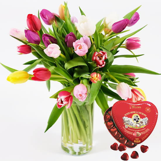 Regenbogen – Blumenlieferung Schweiz