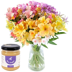Bunte Alstroemeria
