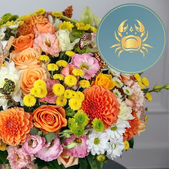 Krebs-Bouquet – Blumen Zürich
