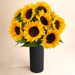 Bouquet de 10 tournesols