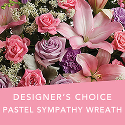 Bouquet Pastel Sympathy Wreath
