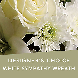 Bouquet White Sympathy Wreath