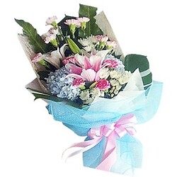 Bouquet Brilliant Blue