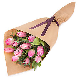 Bouquet Pink tulips